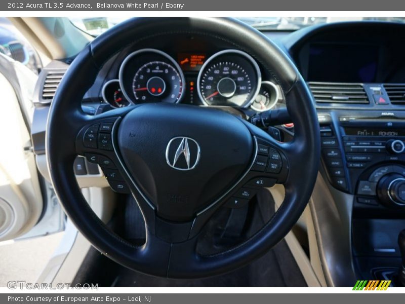 Bellanova White Pearl / Ebony 2012 Acura TL 3.5 Advance