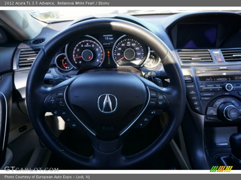 Bellanova White Pearl / Ebony 2012 Acura TL 3.5 Advance