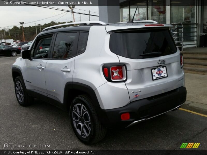 Glacier Metallic / Black 2015 Jeep Renegade Limited 4x4