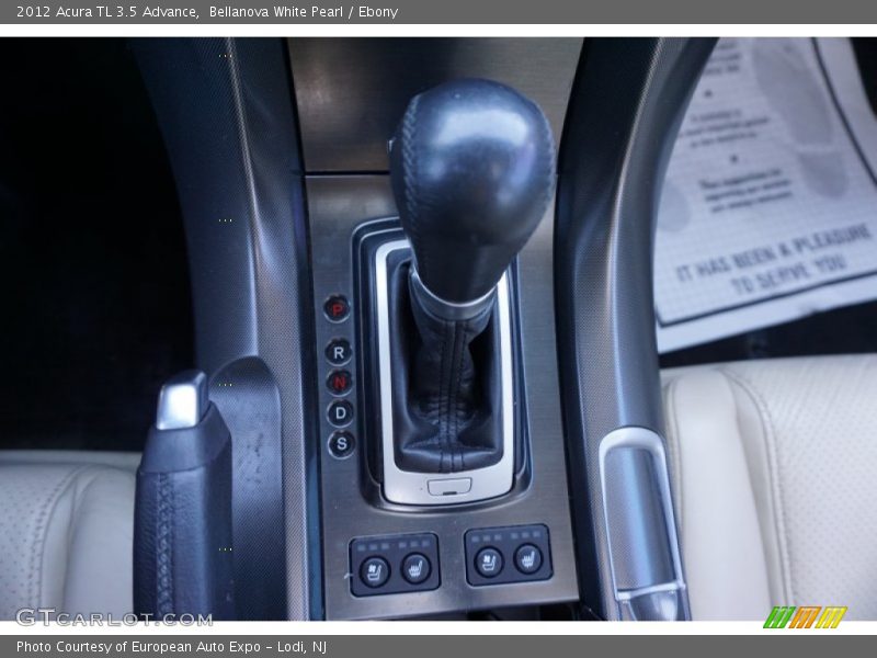 Bellanova White Pearl / Ebony 2012 Acura TL 3.5 Advance