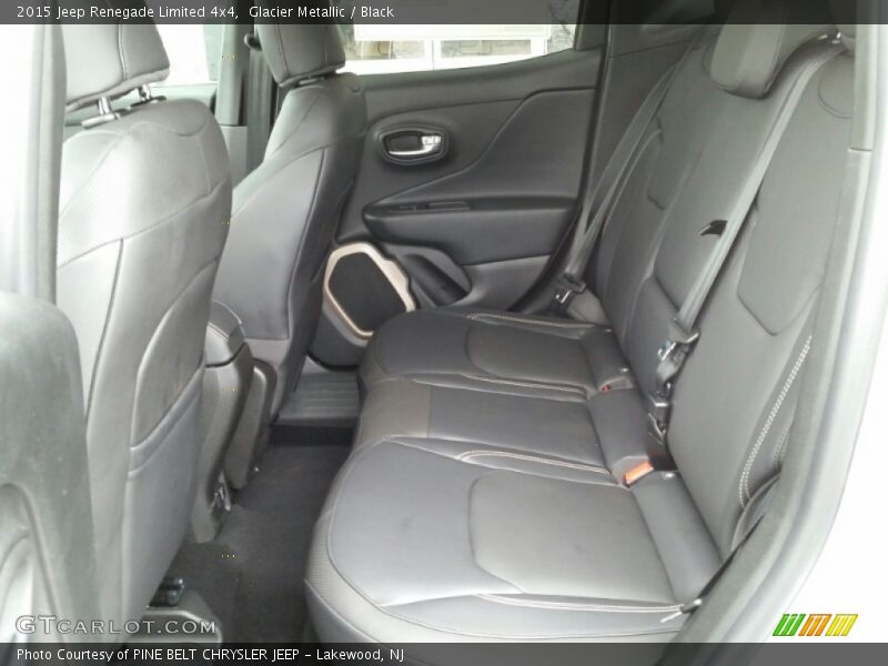 Glacier Metallic / Black 2015 Jeep Renegade Limited 4x4