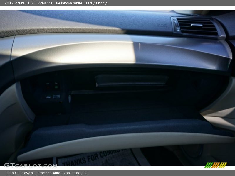 Bellanova White Pearl / Ebony 2012 Acura TL 3.5 Advance