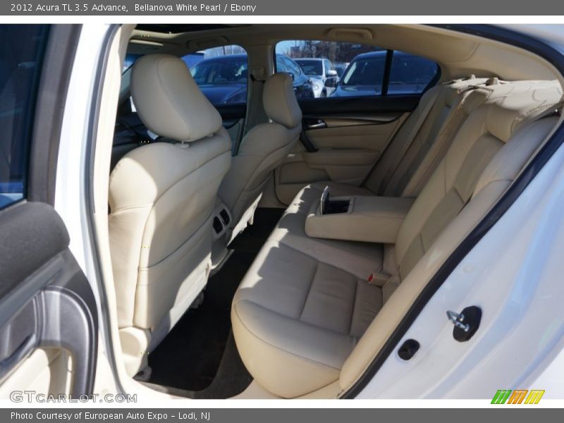 Bellanova White Pearl / Ebony 2012 Acura TL 3.5 Advance