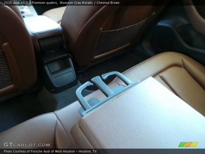 Monsoon Gray Metallic / Chestnut Brown 2015 Audi A3 2.0 Premium quattro