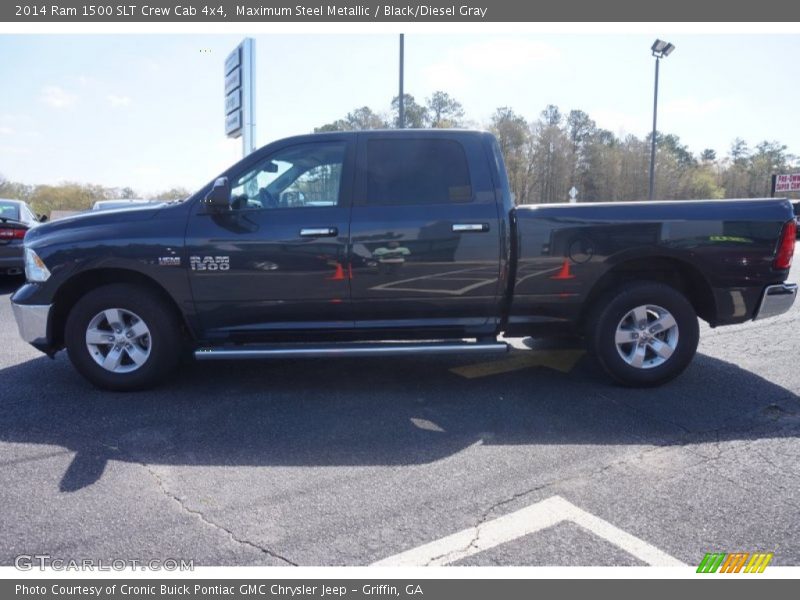 Maximum Steel Metallic / Black/Diesel Gray 2014 Ram 1500 SLT Crew Cab 4x4