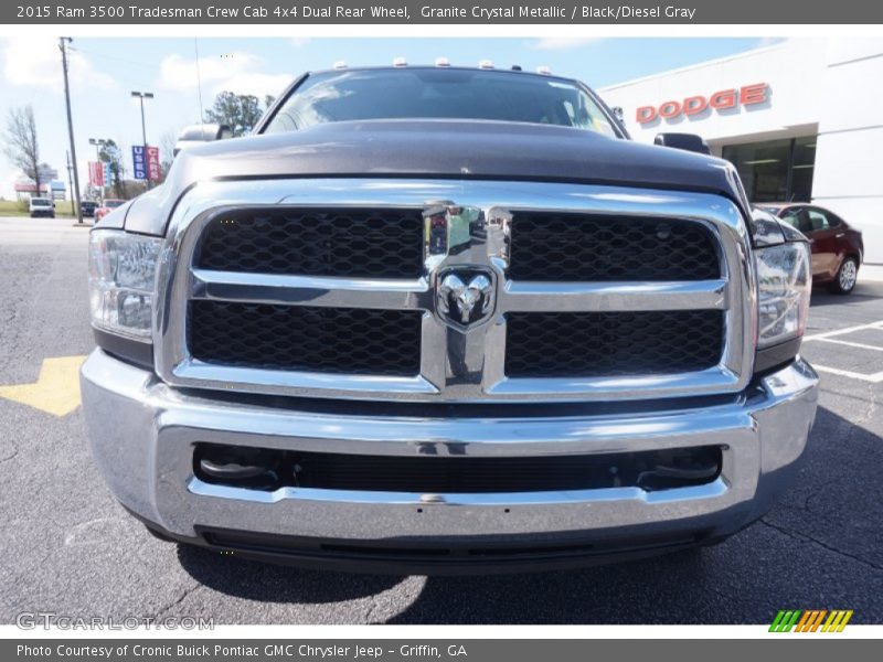 Granite Crystal Metallic / Black/Diesel Gray 2015 Ram 3500 Tradesman Crew Cab 4x4 Dual Rear Wheel