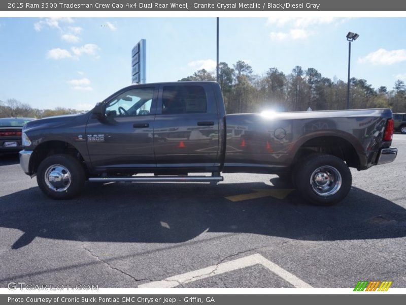 Granite Crystal Metallic / Black/Diesel Gray 2015 Ram 3500 Tradesman Crew Cab 4x4 Dual Rear Wheel