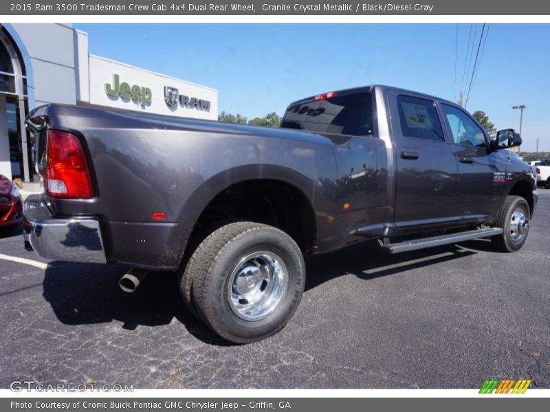 Granite Crystal Metallic / Black/Diesel Gray 2015 Ram 3500 Tradesman Crew Cab 4x4 Dual Rear Wheel