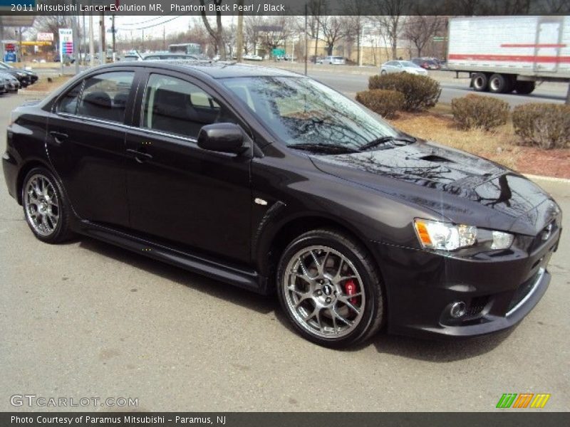 Front 3/4 View of 2011 Lancer Evolution MR