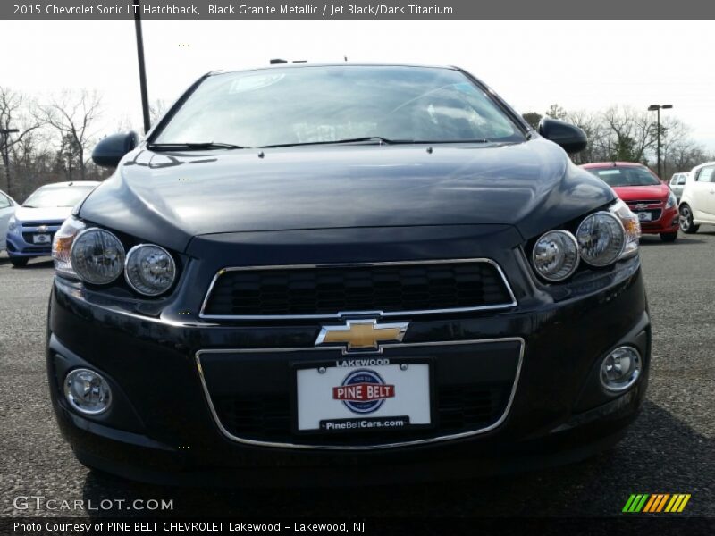 Black Granite Metallic / Jet Black/Dark Titanium 2015 Chevrolet Sonic LT Hatchback