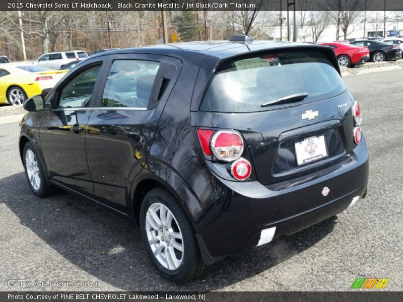 Black Granite Metallic / Jet Black/Dark Titanium 2015 Chevrolet Sonic LT Hatchback