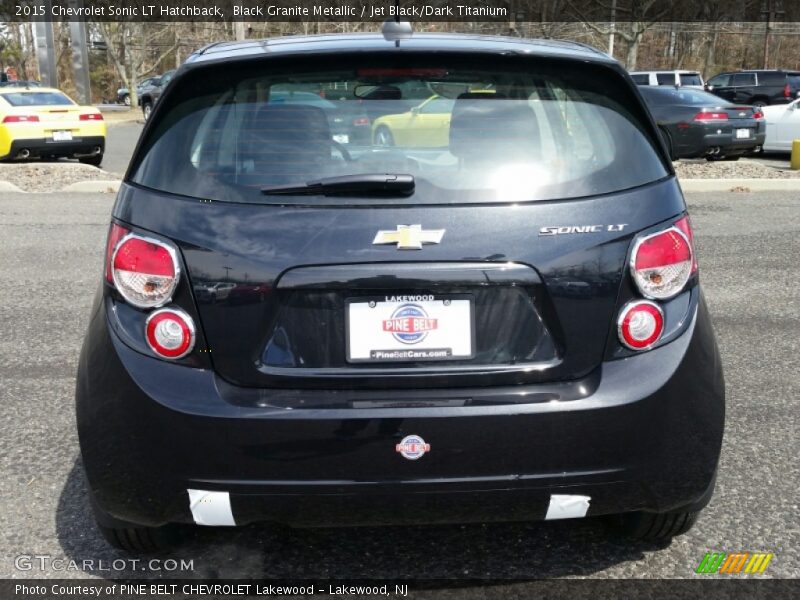 Black Granite Metallic / Jet Black/Dark Titanium 2015 Chevrolet Sonic LT Hatchback
