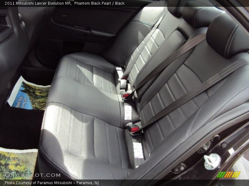 Rear Seat of 2011 Lancer Evolution MR