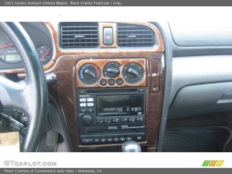 Black Granite Pearlcoat / Gray 2001 Subaru Outback Limited Wagon