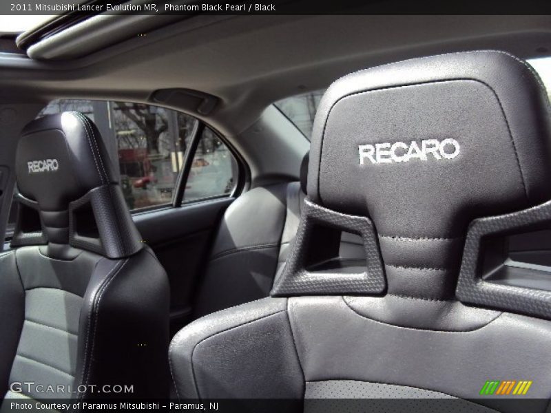 Front Seat of 2011 Lancer Evolution MR
