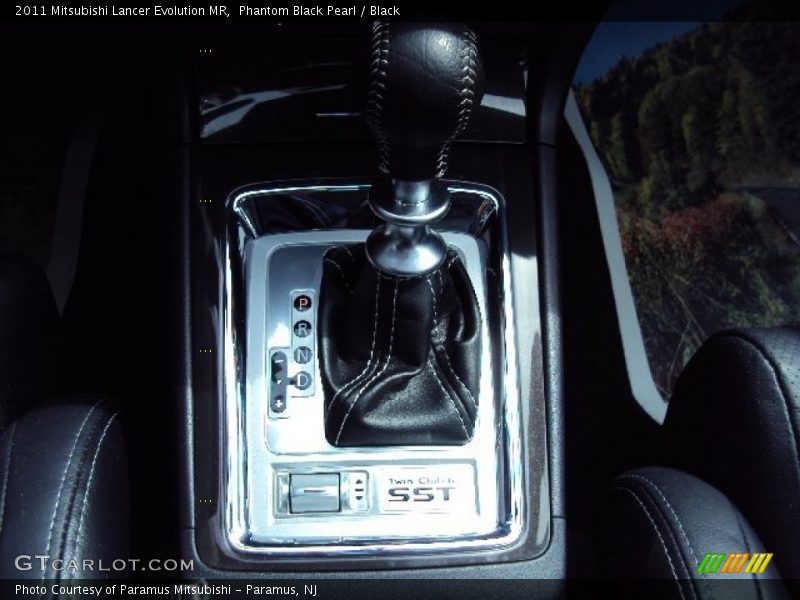 Phantom Black Pearl / Black 2011 Mitsubishi Lancer Evolution MR