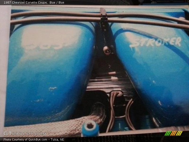 Blue / Blue 1987 Chevrolet Corvette Coupe