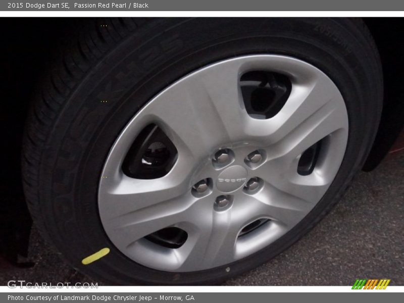 Passion Red Pearl / Black 2015 Dodge Dart SE