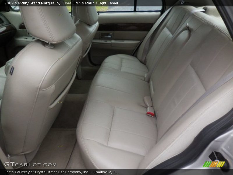 Silver Birch Metallic / Light Camel 2009 Mercury Grand Marquis LS