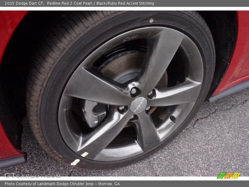 Redline Red 2 Coat Pearl / Black/Ruby Red Accent Stitching 2015 Dodge Dart GT