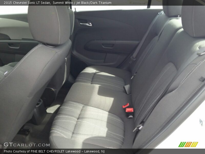 Summit White / Jet Black/Dark Titanium 2015 Chevrolet Sonic LT Sedan