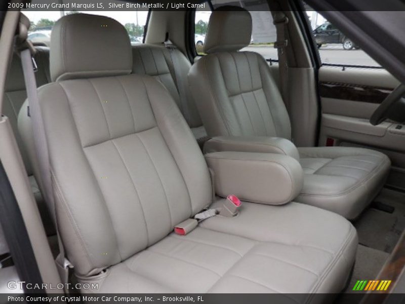 Silver Birch Metallic / Light Camel 2009 Mercury Grand Marquis LS