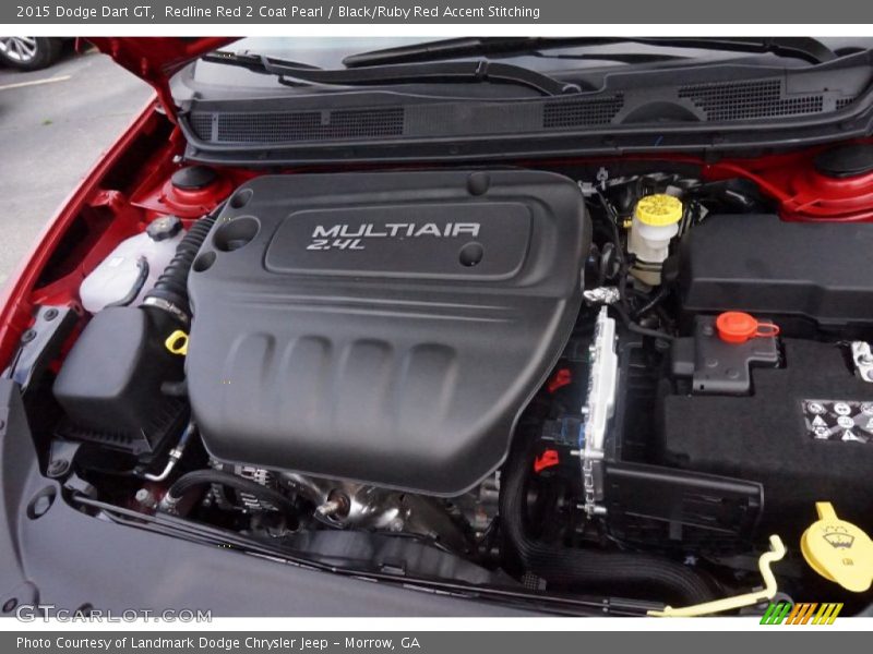 Redline Red 2 Coat Pearl / Black/Ruby Red Accent Stitching 2015 Dodge Dart GT