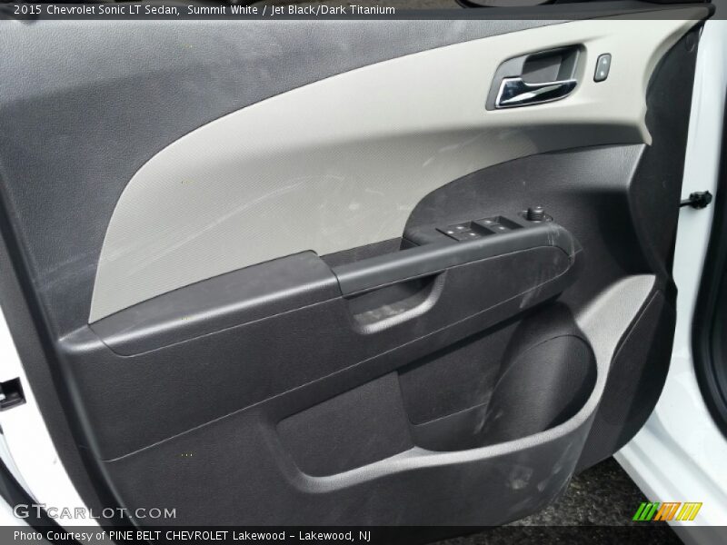 Summit White / Jet Black/Dark Titanium 2015 Chevrolet Sonic LT Sedan