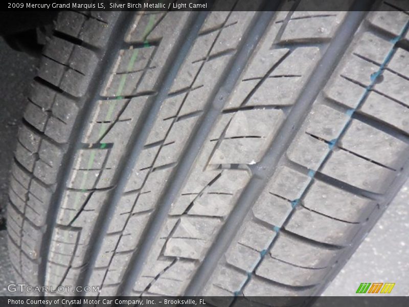 Silver Birch Metallic / Light Camel 2009 Mercury Grand Marquis LS
