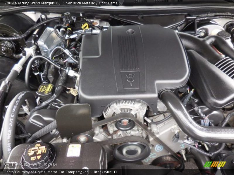 Silver Birch Metallic / Light Camel 2009 Mercury Grand Marquis LS