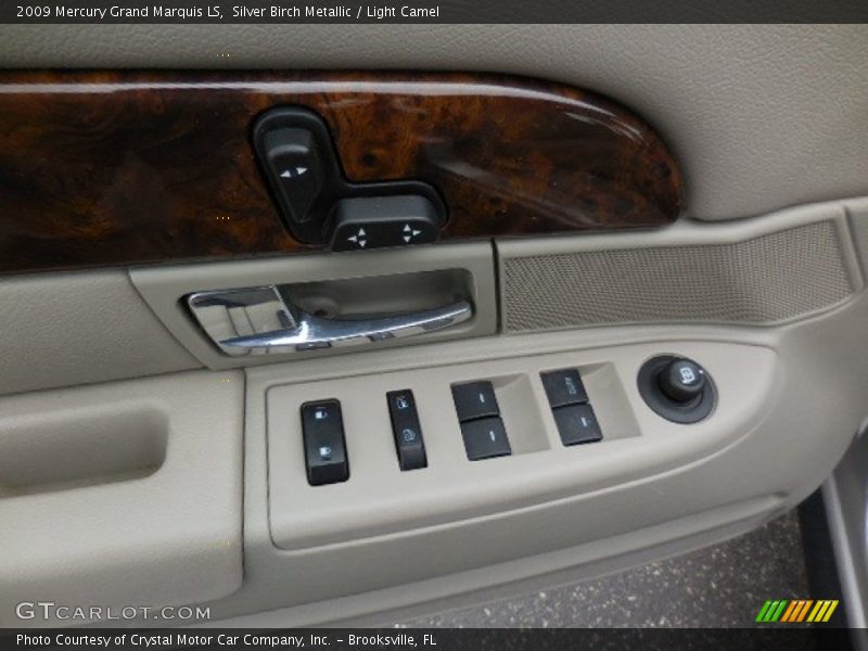 Silver Birch Metallic / Light Camel 2009 Mercury Grand Marquis LS