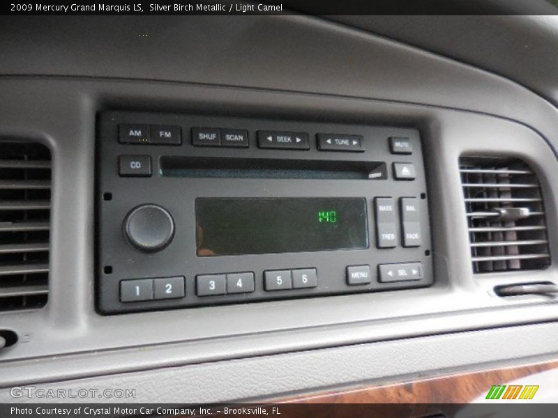 Silver Birch Metallic / Light Camel 2009 Mercury Grand Marquis LS