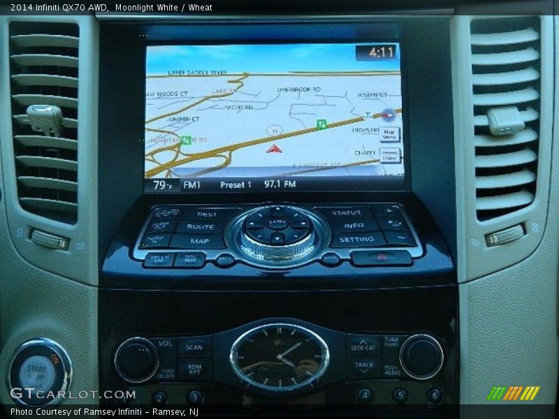 Navigation of 2014 QX70 AWD