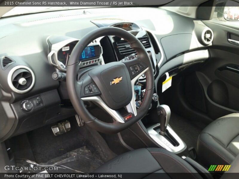 RS Jet Black Interior - 2015 Sonic RS Hatchback 