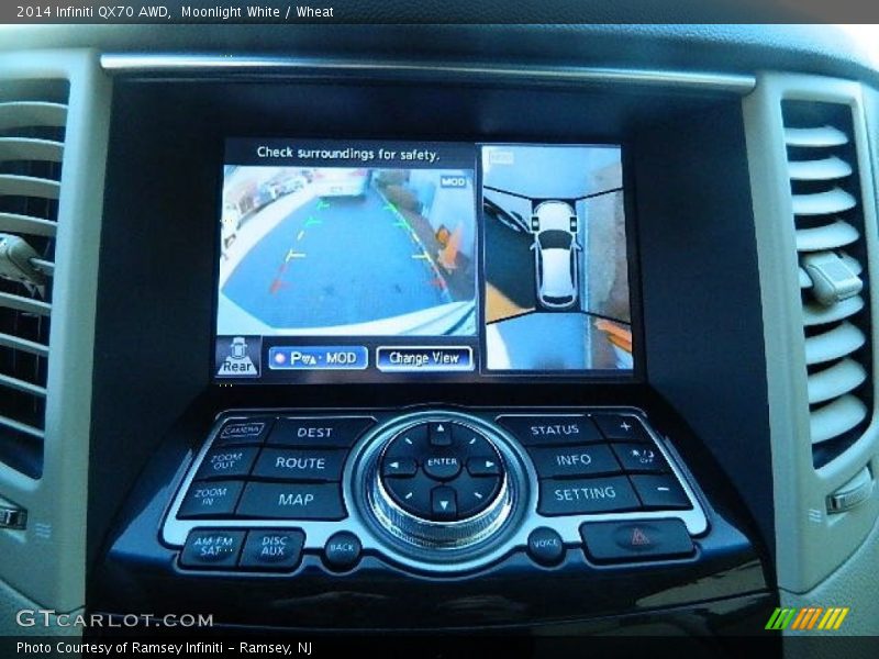 Controls of 2014 QX70 AWD