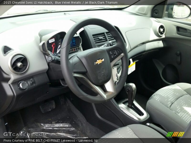 Jet Black/Dark Titanium Interior - 2015 Sonic LS Hatchback 