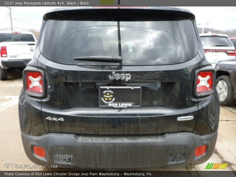 Black / Black 2015 Jeep Renegade Latitude 4x4