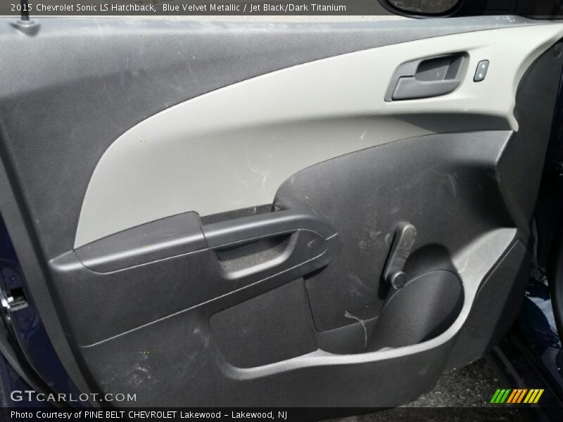 Blue Velvet Metallic / Jet Black/Dark Titanium 2015 Chevrolet Sonic LS Hatchback