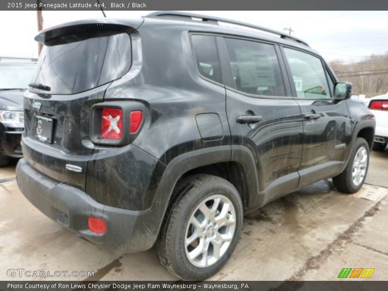 Black / Black 2015 Jeep Renegade Latitude 4x4