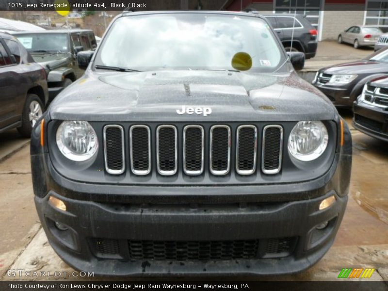 Black / Black 2015 Jeep Renegade Latitude 4x4