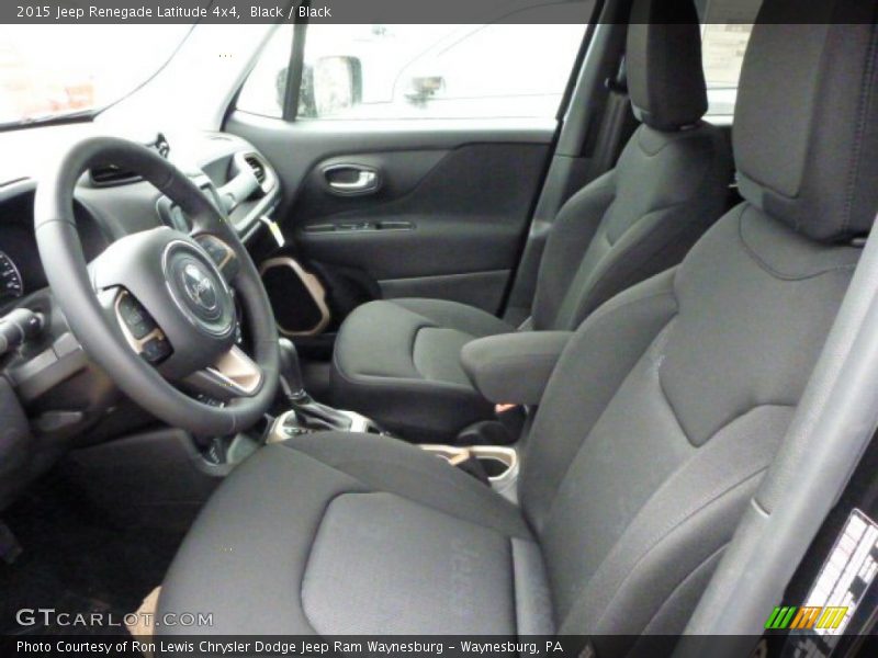 Front Seat of 2015 Renegade Latitude 4x4