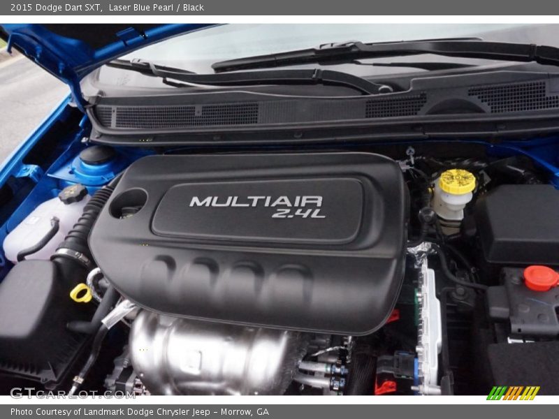 Laser Blue Pearl / Black 2015 Dodge Dart SXT