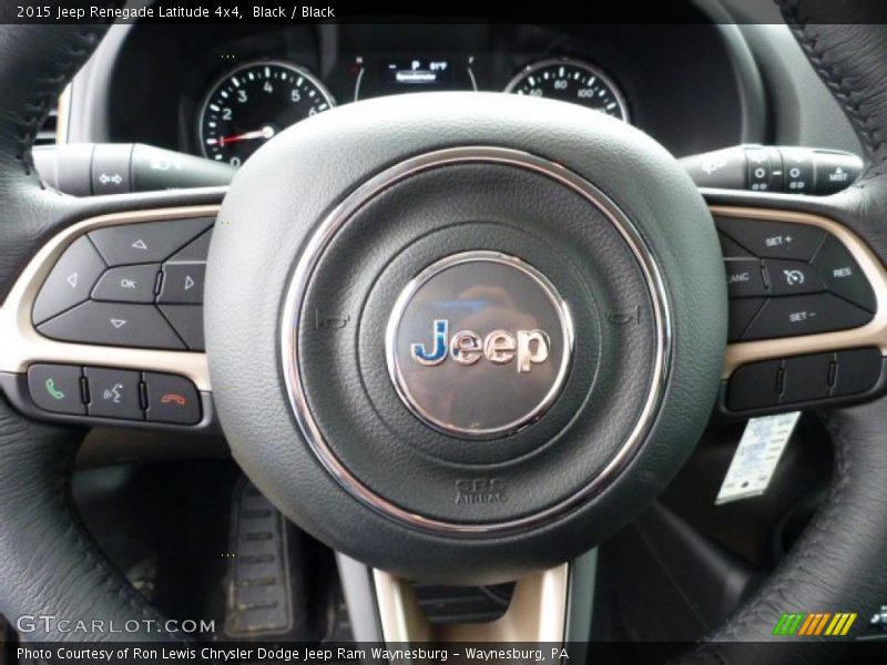 Black / Black 2015 Jeep Renegade Latitude 4x4