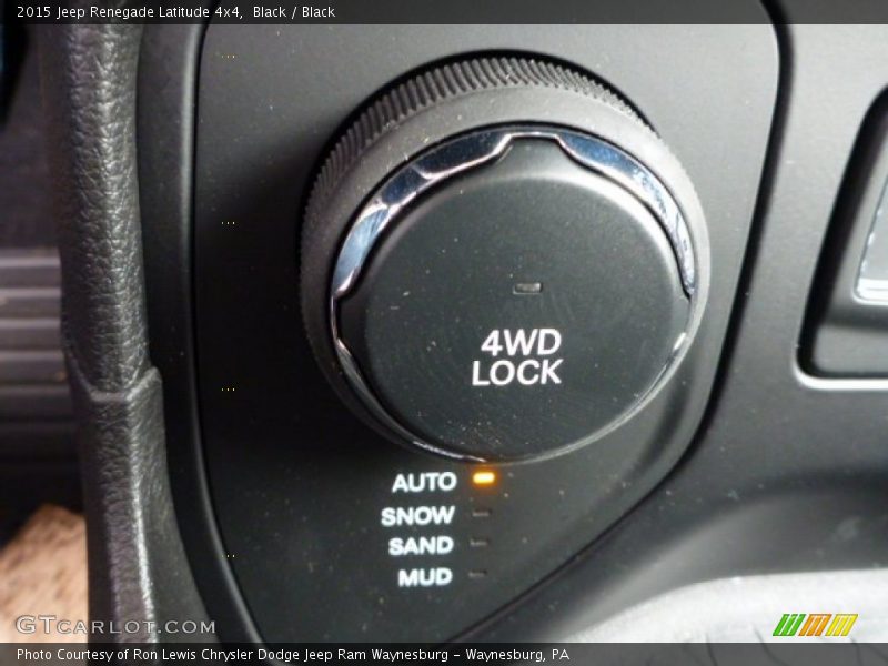 Controls of 2015 Renegade Latitude 4x4