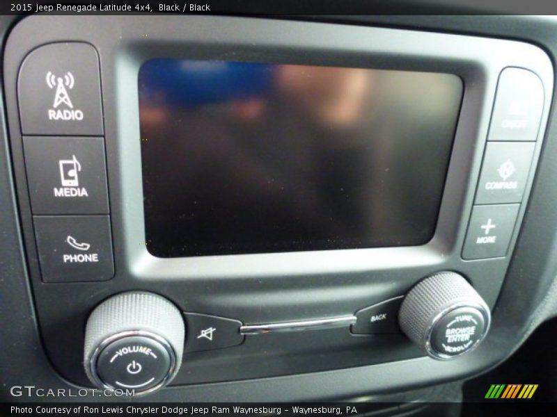 Controls of 2015 Renegade Latitude 4x4