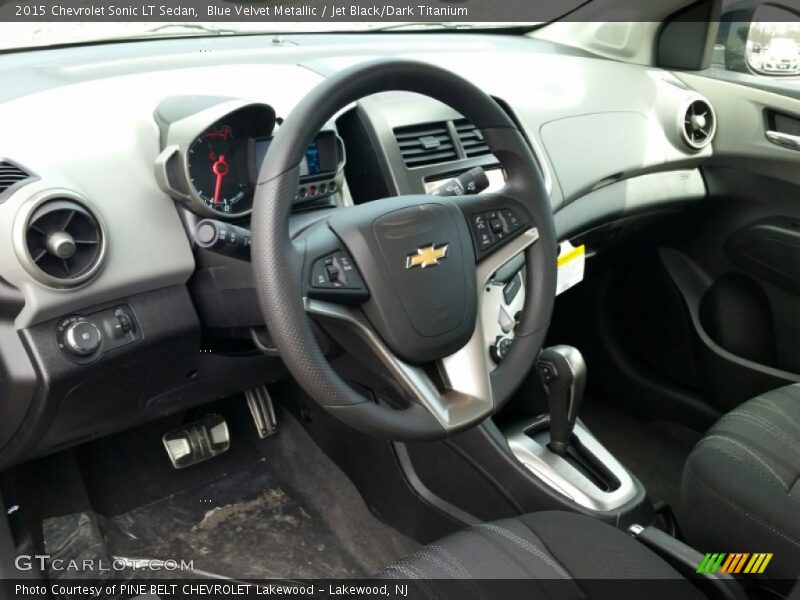Blue Velvet Metallic / Jet Black/Dark Titanium 2015 Chevrolet Sonic LT Sedan