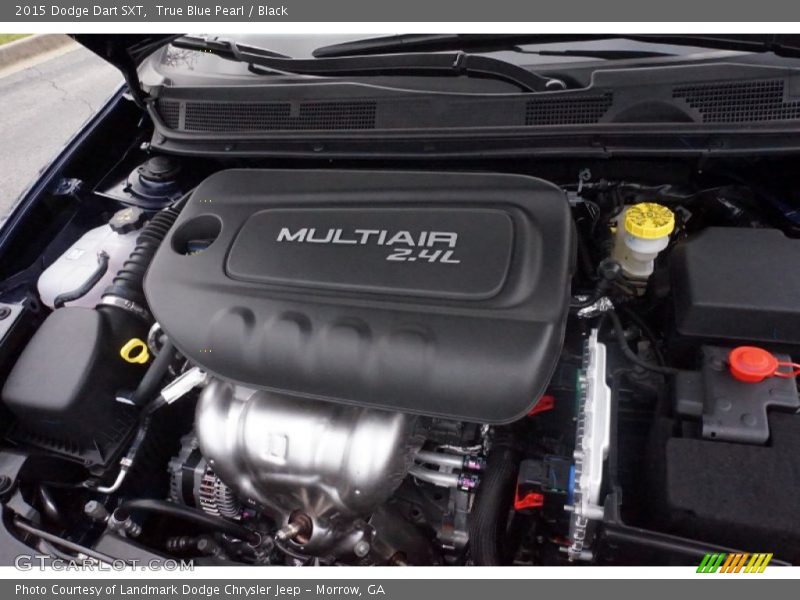 True Blue Pearl / Black 2015 Dodge Dart SXT