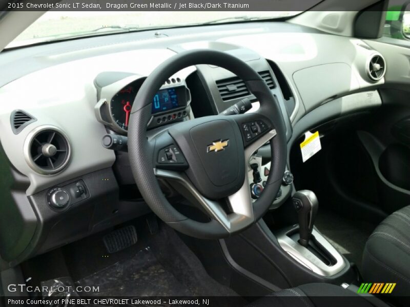 Dragon Green Metallic / Jet Black/Dark Titanium 2015 Chevrolet Sonic LT Sedan