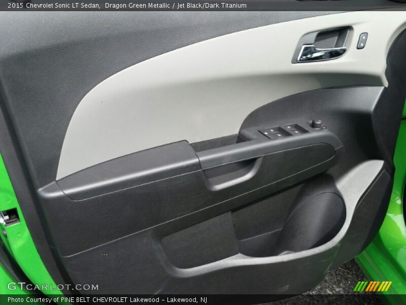 Dragon Green Metallic / Jet Black/Dark Titanium 2015 Chevrolet Sonic LT Sedan
