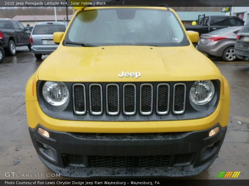 Solar Yellow / Black 2015 Jeep Renegade Latitude 4x4